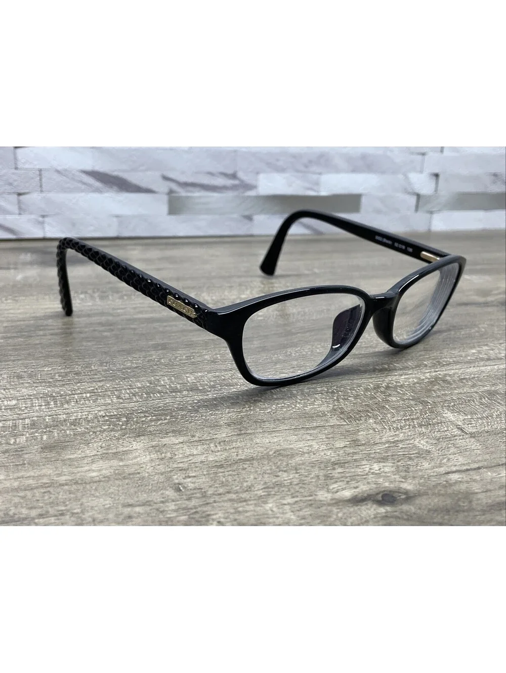 Coach Optical Black Gold Eyeglasses Frames HC6067F 5002 52[]16-135
